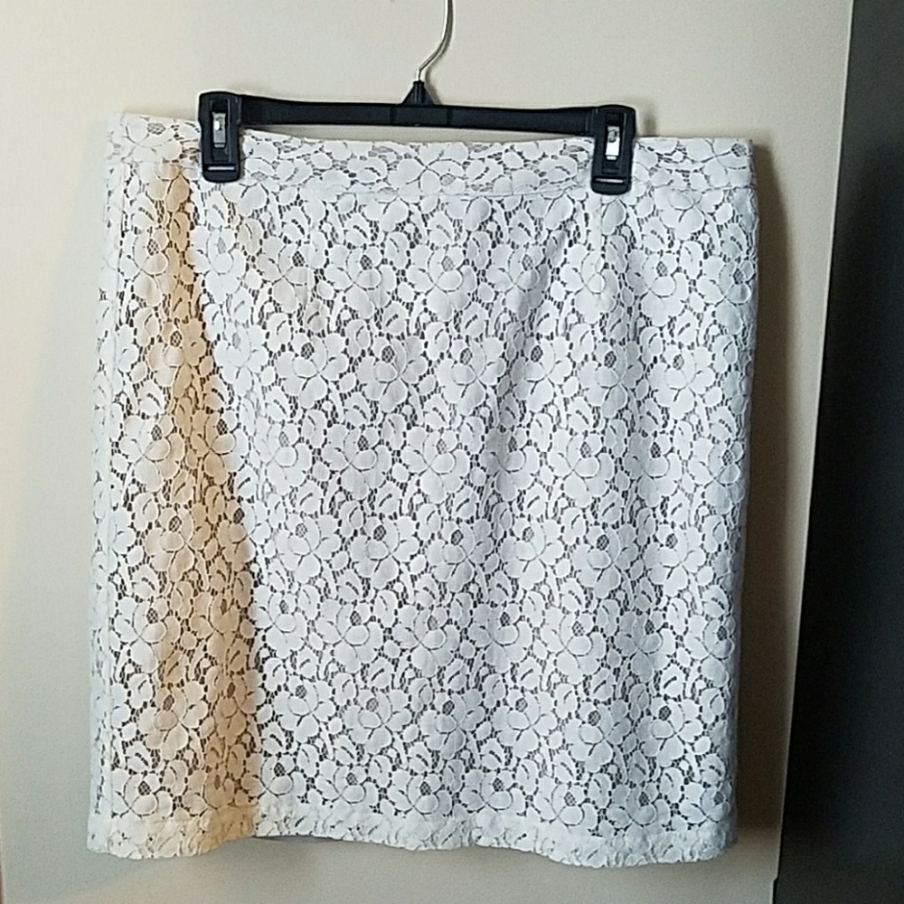 Lace Floral Skirt